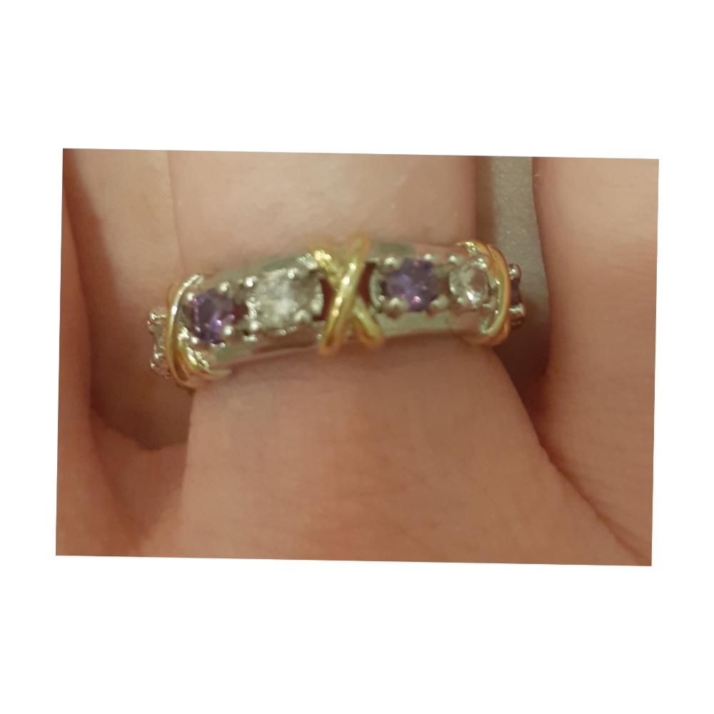 💋NEW CZ EMBELLISHED RING - Picture 3 of 11